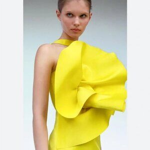 Zara Yellow Flower Dress - Brand New!